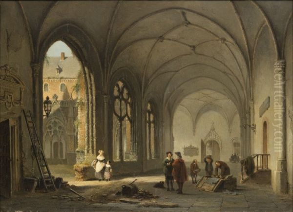 Utrecht, de Kloostergang van de Dom - view 1