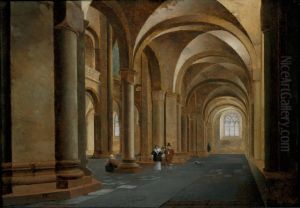 De noordelijke zijbeuk van de Sint Mariakerk te Utrecht