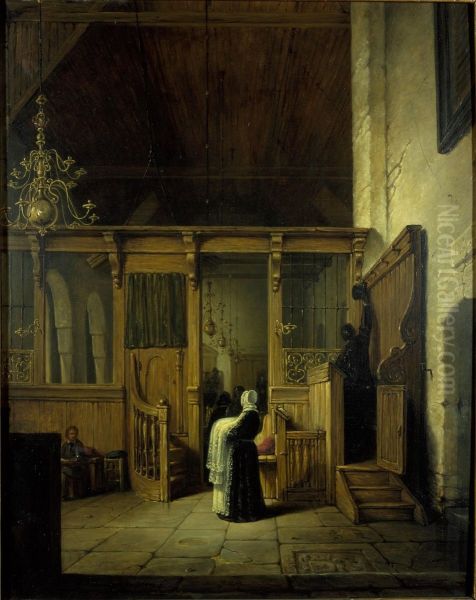 Doop in de Sint Geertruidakerk te Utrecht - view 1
