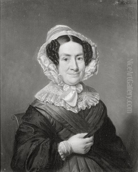Portret van Maria Henrietta van der Muelen (1785-1855), echtgenote van Carel Joseph van der Muelen - view 1