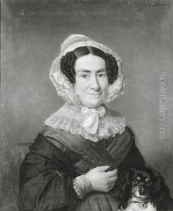 Portret van Maria Henriette van der Muelen (1785-1855), echtgenote van Carel Joseph van der Muelen Portret van Maria Henriette van der Muelen (1785-1855), echtgenote van Carel Joseph van der Muelen