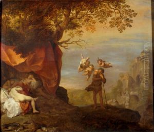 Cimon and Iphigenia by Cornelius van Poelenburgh