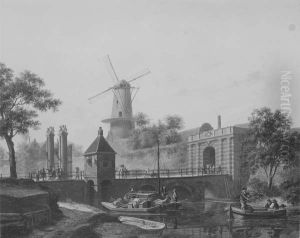 View of the Tolsteegpoort in Utrecht View of the Tolsteegpoort in Utrecht