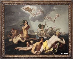 Triomf van Neptunus by Abraham Bloemaert