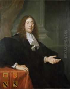 Portrait of Lambert van Velthuysen (1622-1685). Portrait of Lambert van Velthuysen (1622-1685).