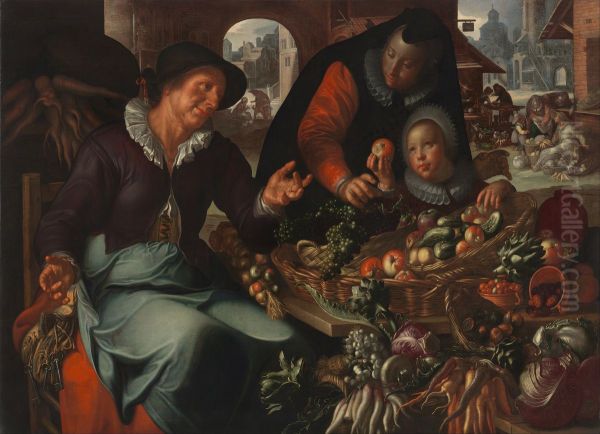 The fruit and vegetable seller - view 1