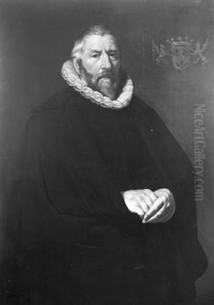 Portrait of a man from the Van Soesdijk family, probably Steven Jansz. van Soesdijk (ca. 1560-1646) - view 1