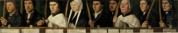 Portretten van negen leden van de Utrechtse Jeruzalembroederschap - view 1