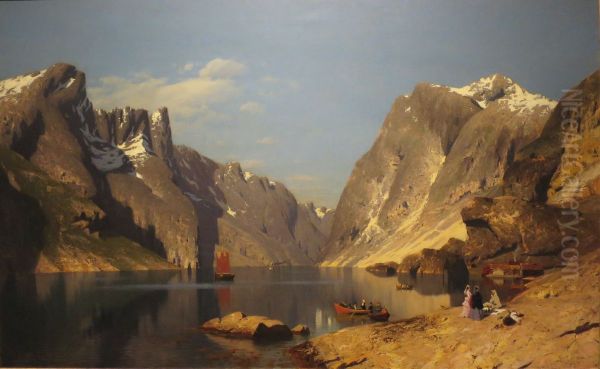 From the Romsdal Fjord, 1875 - view 1