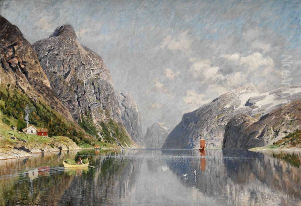 Norsk fjordlandskap - view 1