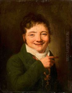 Portrait of Alojzy Gonzaga Fortunat Zolkowski by Jan Feliks Piwarski
