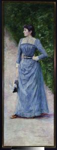 Portrait of Wincentyna Karska by Wladyslaw Podkowinski