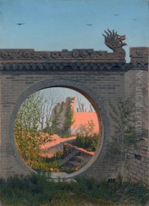 A Garden gate in Chuguchak by Vasily Vereshchagin