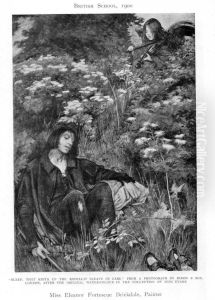 Sleep that knits up the ravell'd sleeve of care by Eleanor Fortescue-Brickdale