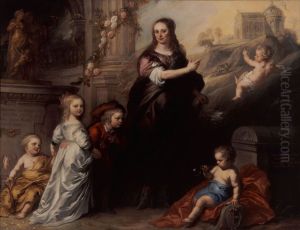 Portrait of Josina Copes-Schade van Westrum and Her Children