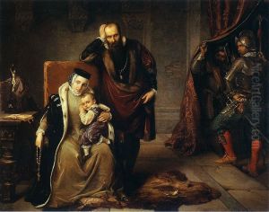 Catherine Jagiellon with her son Sigismund in prison