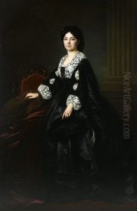 Portrait of Julia Bock by Jozef Simmler