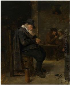 Old man in a tavern