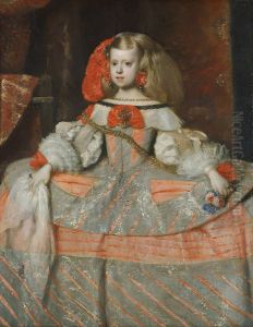Infanta Margarita Teresa (1651-1673) by Juan Bautista Martinez del Mazo