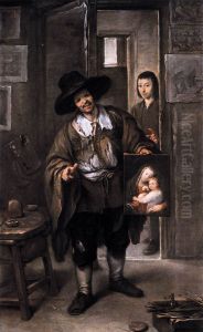 Atelierszene by Jose Antolinez