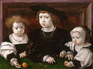 The Three Children of Christian II of Denmark (Dorothea, John andChristina The Three Children of Christian II of Denmark (Dorothea, John andChristina