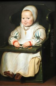 Bildnis der Susanna de Vos, der dritten Tochter des Malers by Cornelis De Vos