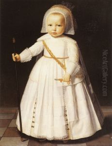 Boy in White by Dirck van Santvoort