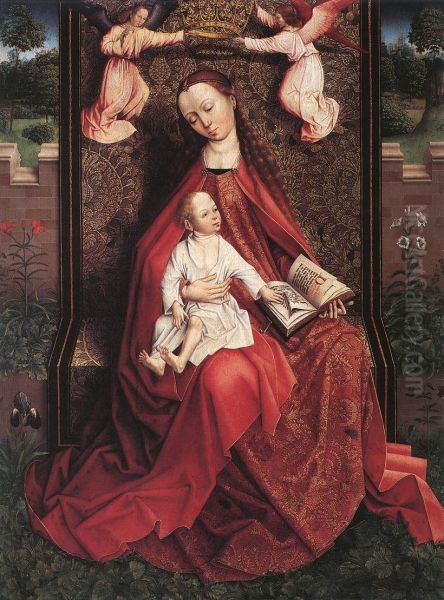 Virgin and Child and two angels - view 1