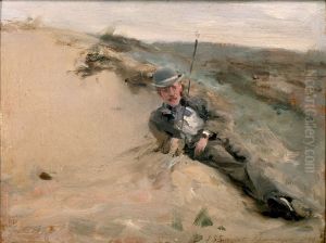 Ralph Curtison the Beach in Scheveningen by John Singer Sargent