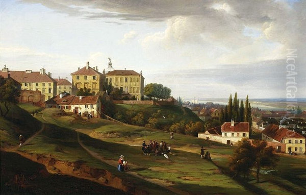View of the Kazimierz Palace from Powisle - view 1