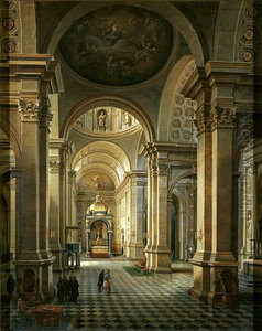 Interior of the All Saints Church in Warsaw Interior of the All Saints Church in Warsaw