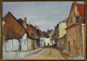 Lubelska Street in Kazimierz Dolny by Wladyslaw Slewinski