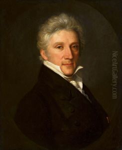 Portrait of Count Leopoldo Cicognara. by Natale Schiavoni