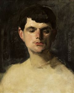 A study of a head.