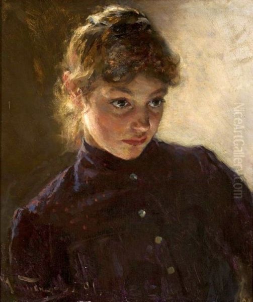 Portrait of a young girl. - view 1