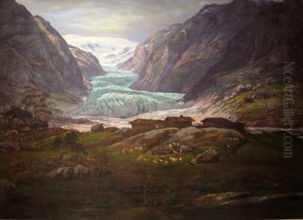 View of Nigardsbreen in Jostedalen - view 1