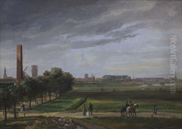 View of Vesterbro, Seen from Enighedsvaern - view 1