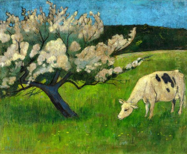 White cow - view 1
