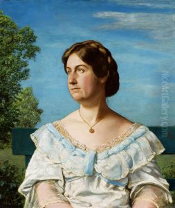 Portrait of Ella Blaue, artist's adopted daughter Portrait of Ella Blaue, artist's adopted daughter