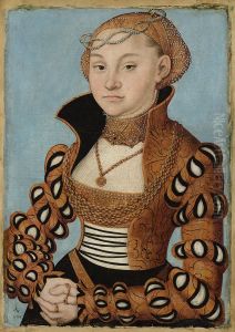 Portrait of Princess Maria of Saxony by Lucas Cranach the Elder