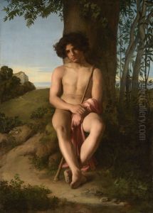 Jeune berger assis
