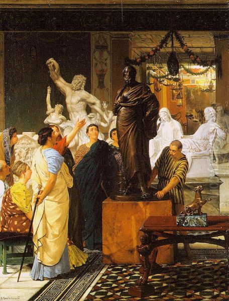 A Sculpture Gallery in Rome at the Time of Agrippa - view 1
