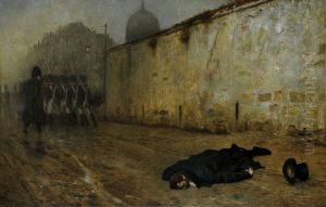 La Mort du Marechal Ney by Jean-Leon Gerome