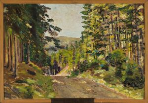 Siberian landscape by Konstantin Alexeyevich Korovin