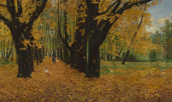 Park in autumn - view 1