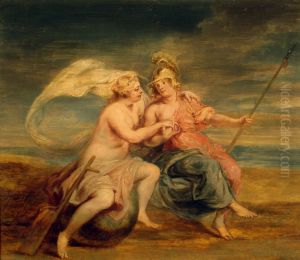 Alegoria de la Fortuna y la Virtud (Tit. ant.: Thetis y Minerva)