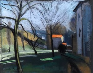 Printemps au toit rouge by Adrien Bas