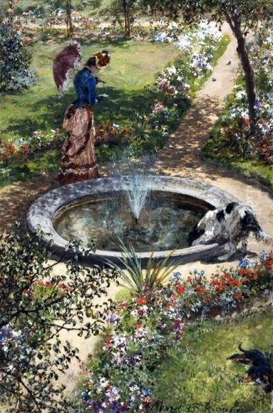 Garden in Kissingen. - view 1
