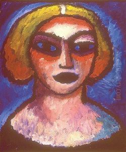 Frauenkopf by Alexei Jawlensky