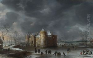 The Castle of Muiden in Winter
